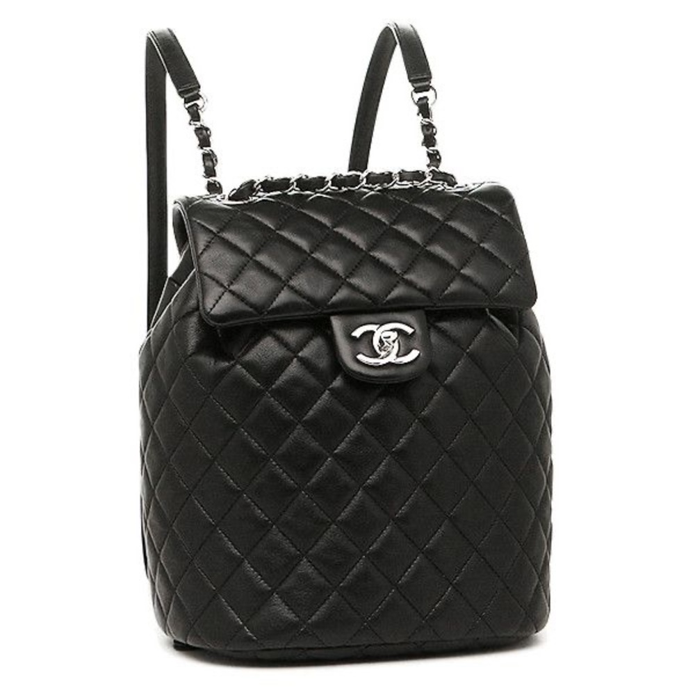 Authentic CHANEL Lambskin Quilted Urban Backpack